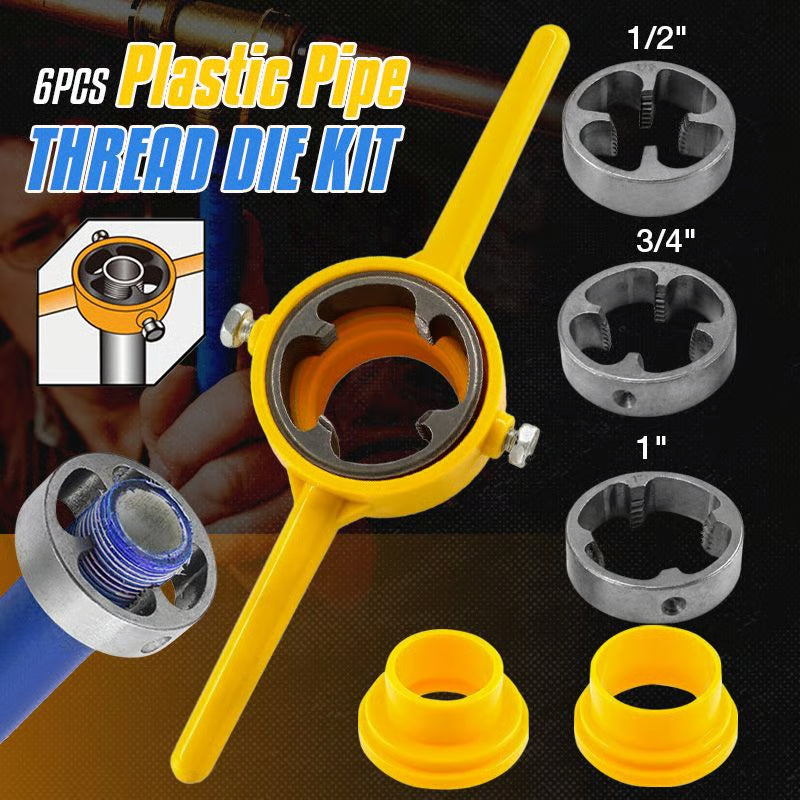 KIT MATRICES DE ROSCA PARA TUBOS DE PLASTICO ⚙️