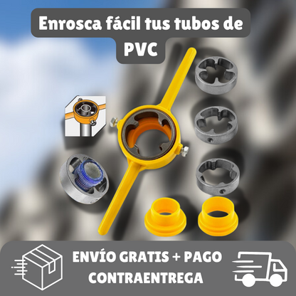 KIT MATRICES DE ROSCA PARA TUBOS DE PLASTICO ⚙️