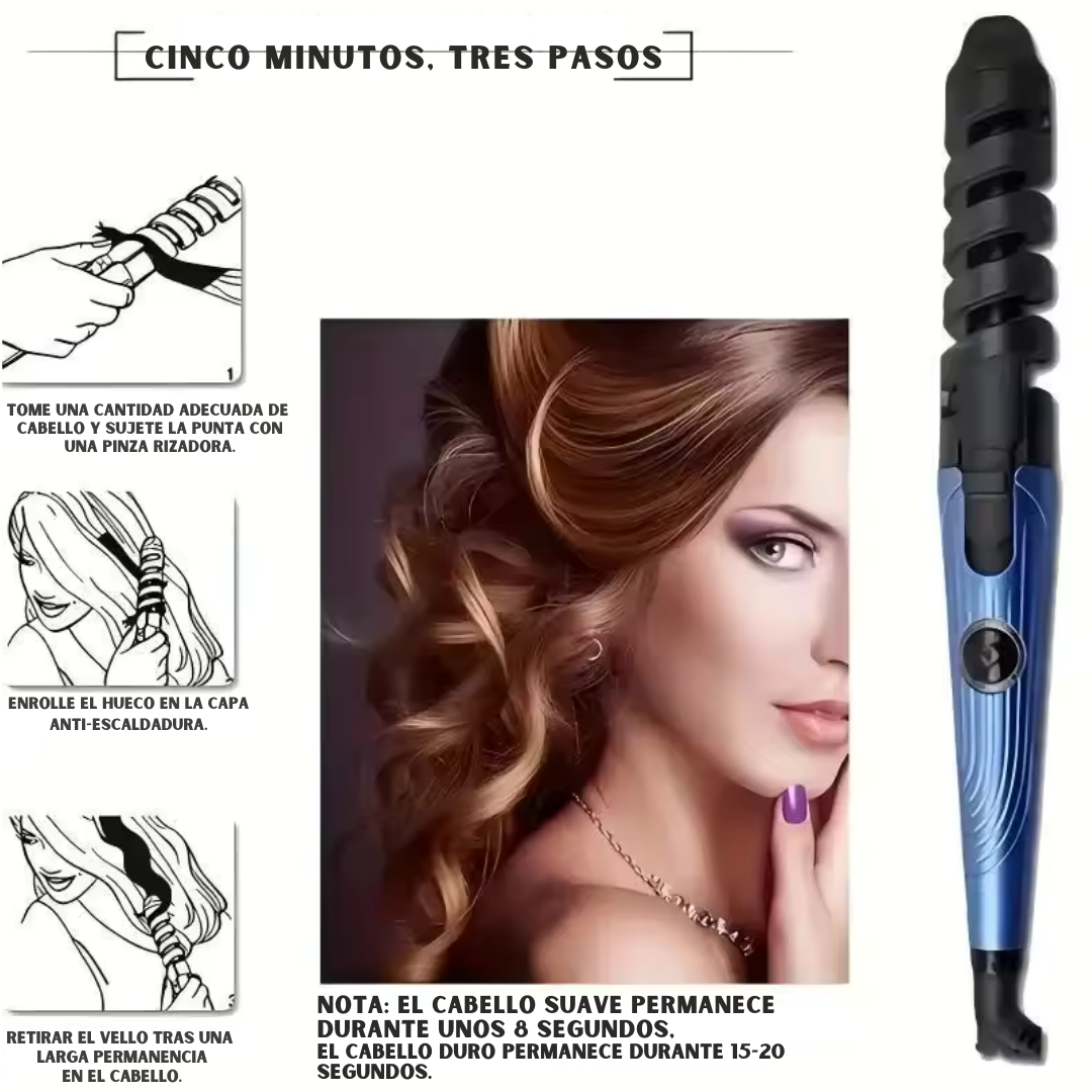 💇PROSTILO® Combo nanotitanium plancha rizador peine