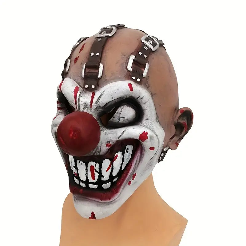 El payaso mas aterrador💀: Mascara de payaso ultrarealista