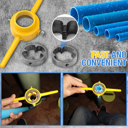 KIT MATRICES DE ROSCA PARA TUBOS DE PLASTICO ⚙️