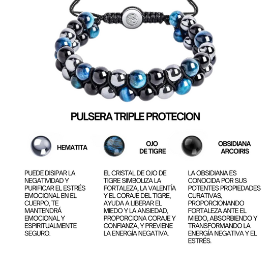 PULSERA PROTECCION OJO DE TIGRE