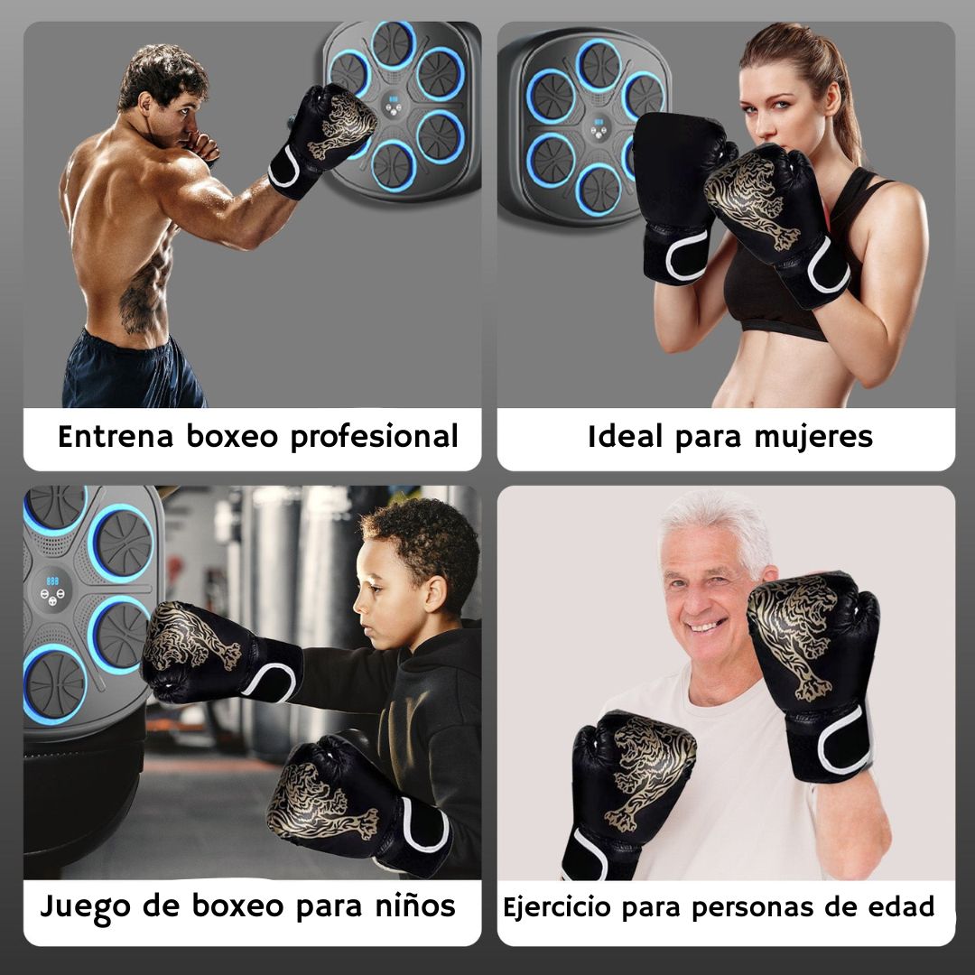 Maquina de boxeo musical + Guantes + ENVIO GRATIS