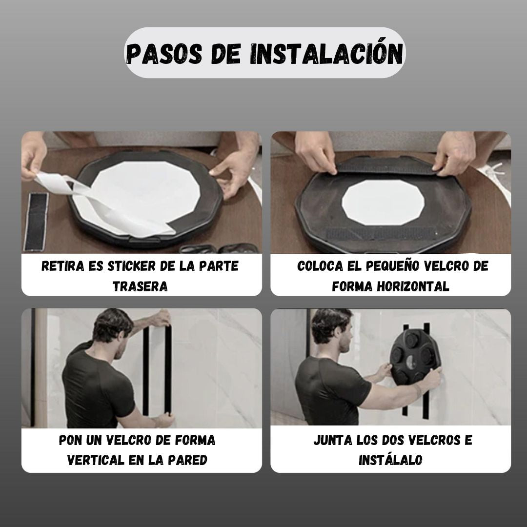 Maquina de boxeo musical + Guantes + ENVIO GRATIS