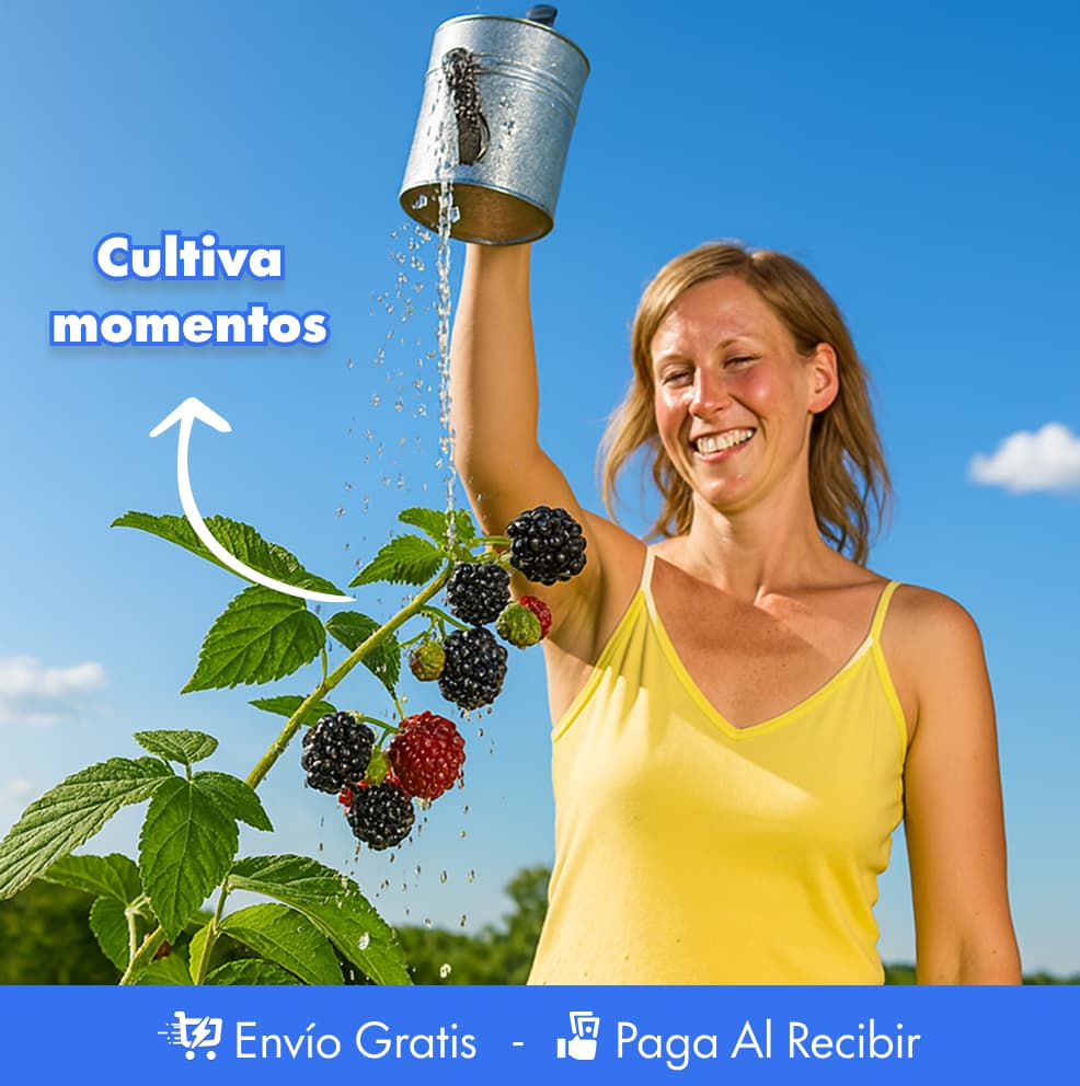 300 Semillas de mora PREMIUM + Guía de cultivo 🍇