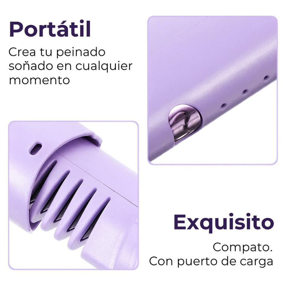 Hairstraigh® - Mini cepillo alisador de pelo portable
