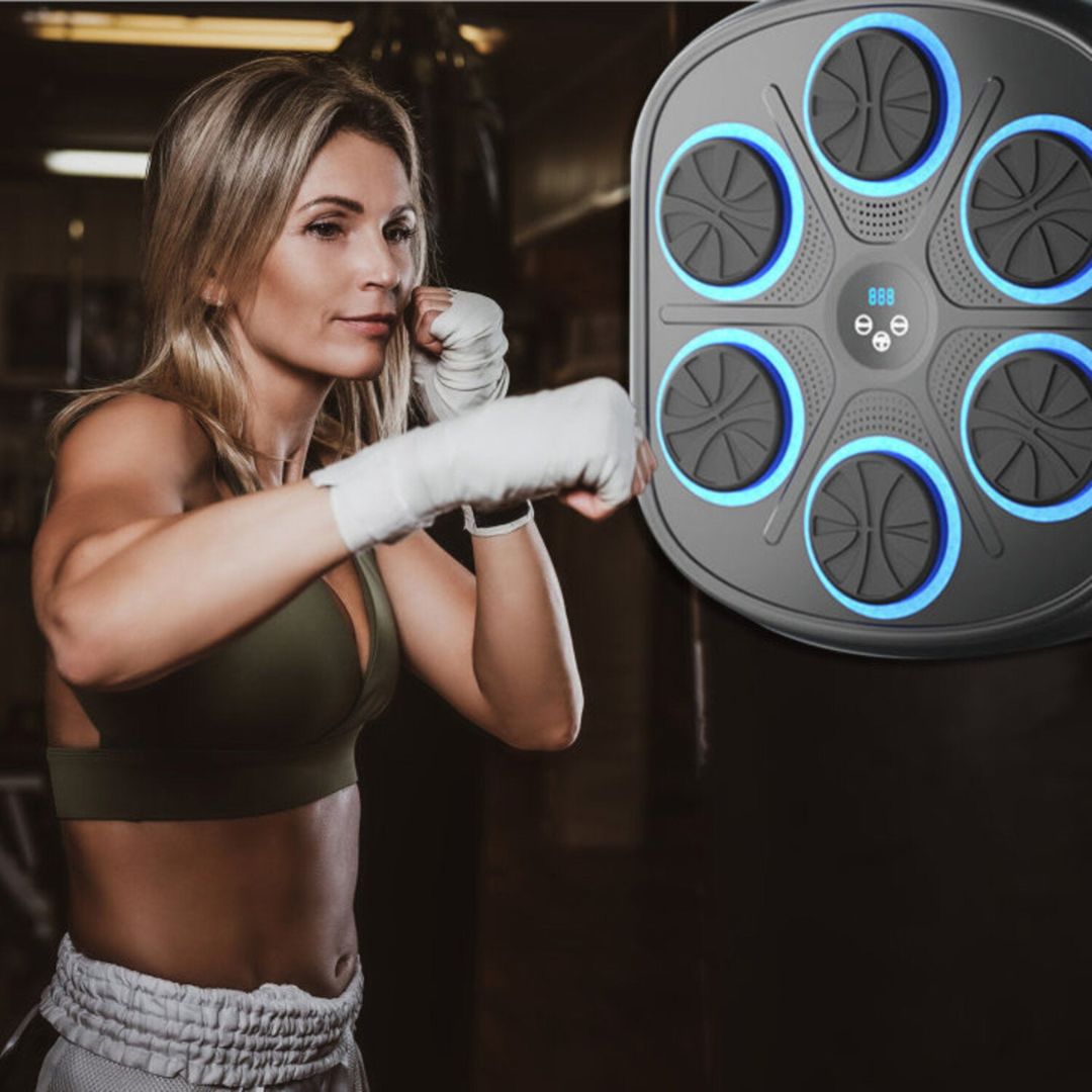 Maquina de boxeo musical + Guantes + ENVIO GRATIS
