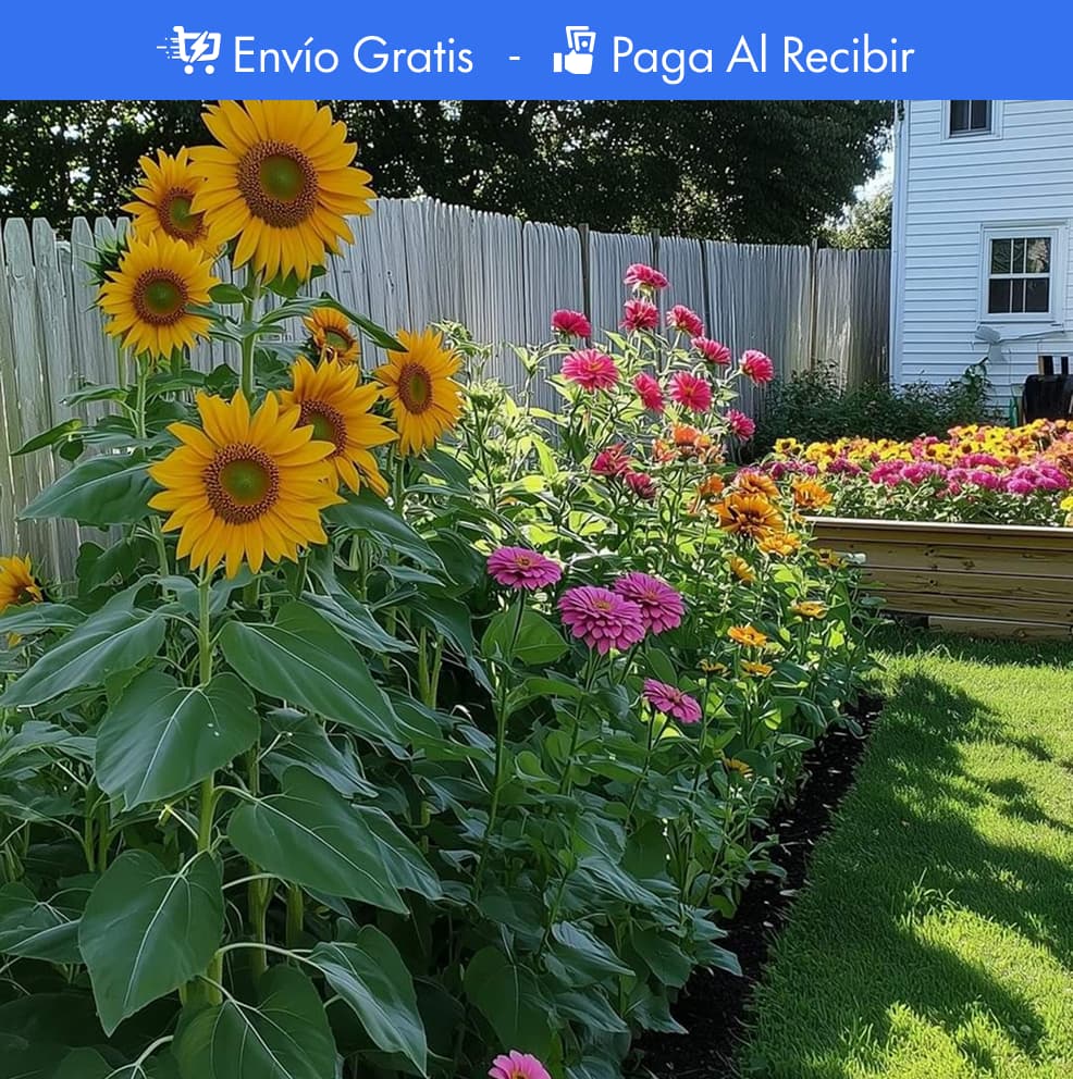 100 SEMILLAS DE GIRASOL + GUIA PASO A PASO PARA CULTIVAR 🌻