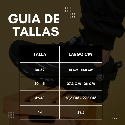 🥾 ZAPATOS DE SEGURIDAD CON PUNTA DE ACERO INDESTRUCTIBLES