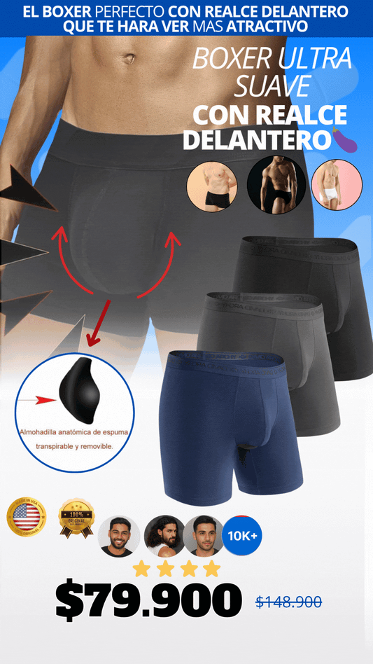 Boxer con realce delantero