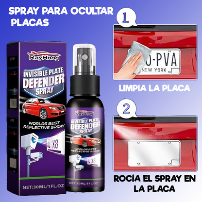 🚗 SPRAY PARA OCULTAR PLACAS™ EVITA FOTOMULTAS
