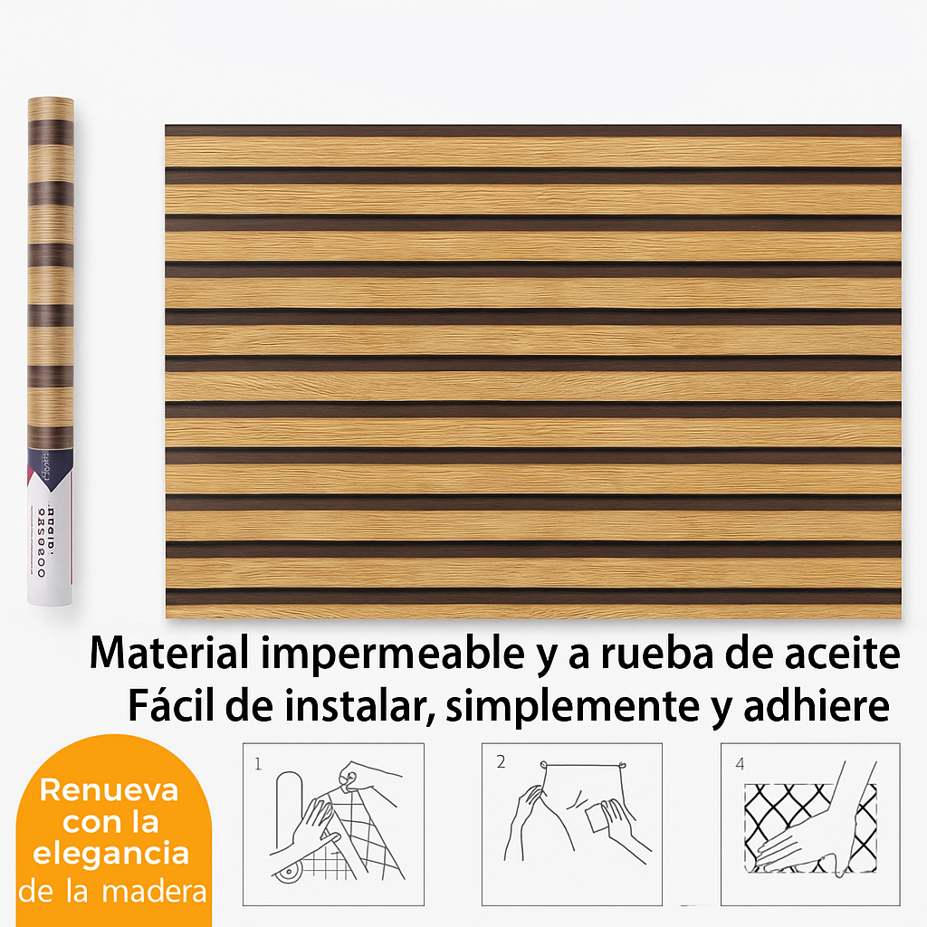 ROLLO ADHESIVO PARA PARED 10 METROS