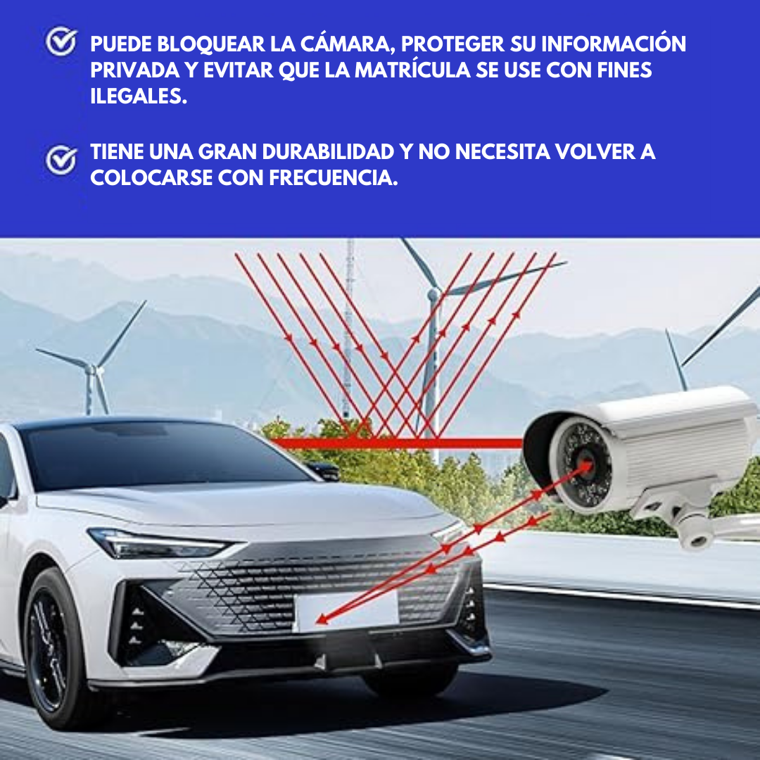 🚗 SPRAY PARA OCULTAR PLACAS™ EVITA FOTOMULTAS