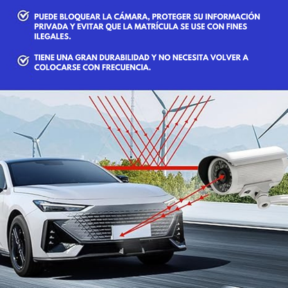 🚗 SPRAY PARA OCULTAR PLACAS™ EVITA FOTOMULTAS