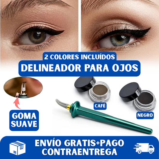 ✨LÍNEAGLAM® Delineador para ojos 2 colores incluídos