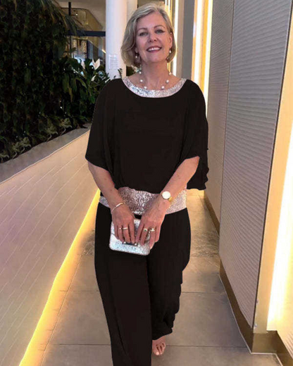 CONJUNTO DAMA ELEGANTE DE 2 PIEZAS 🌸