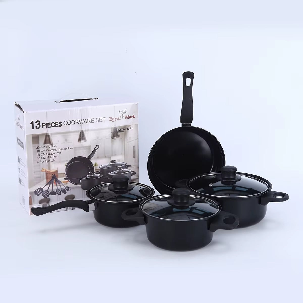 🍲VIOLUXE® Combo de ollas anti adherentes