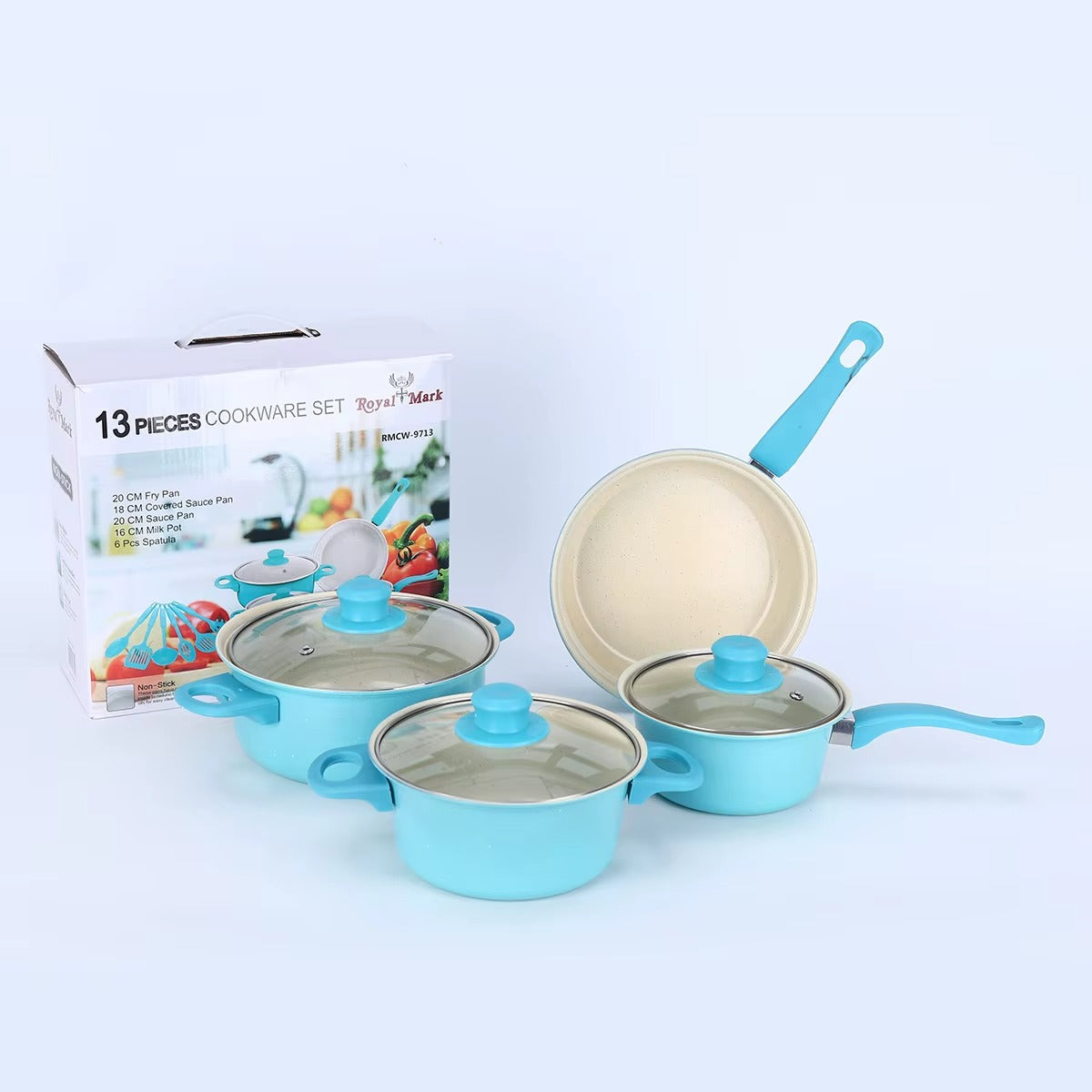 🍲VIOLUXE® Combo de ollas anti adherentes