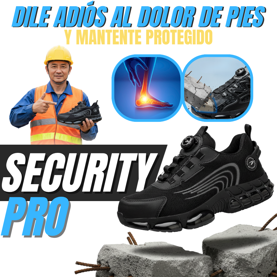 🥾 ZAPATOS DE SEGURIDAD CON PUNTA DE ACERO INDESTRUCTIBLES