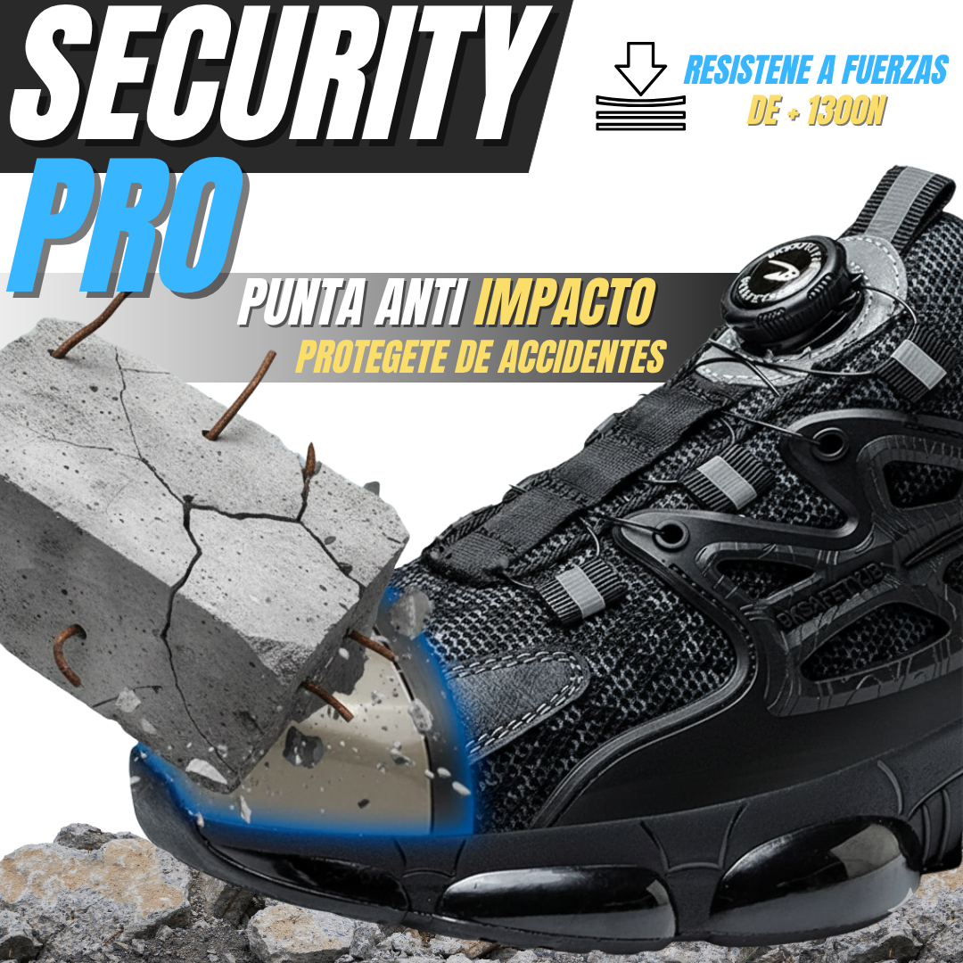 🥾 ZAPATOS DE SEGURIDAD CON PUNTA DE ACERO INDESTRUCTIBLES