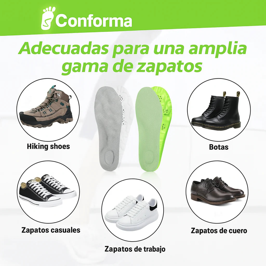 Plantillas Antidolor con soporte ortopedico