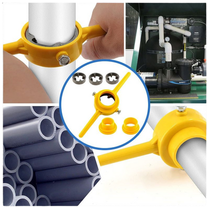 KIT MATRICES DE ROSCA PARA TUBOS DE PLASTICO ⚙️