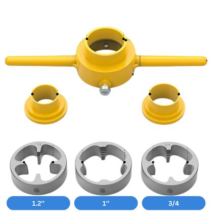 KIT MATRICES DE ROSCA PARA TUBOS DE PLASTICO ⚙️