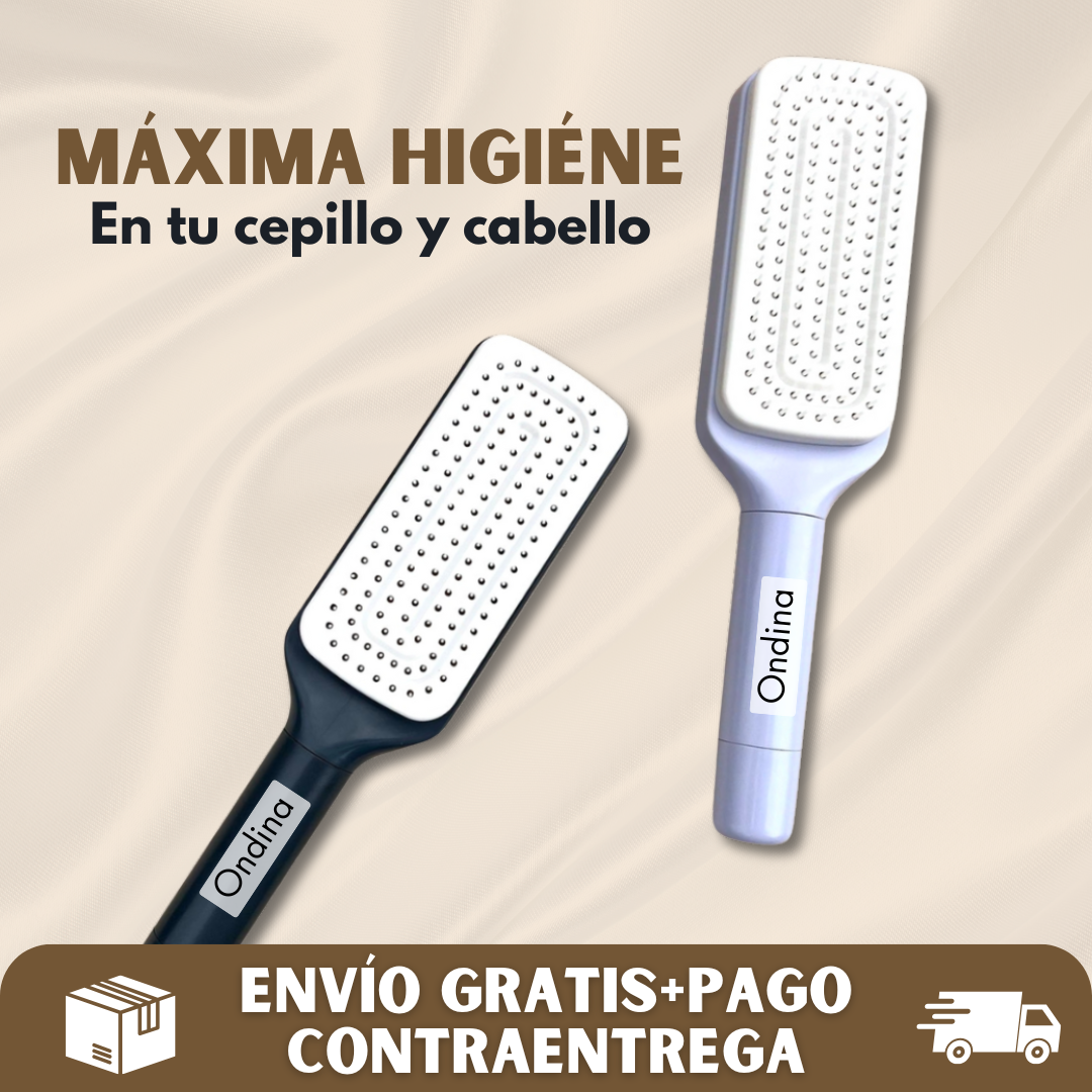 ONDINA® Peineta que se limpia sola