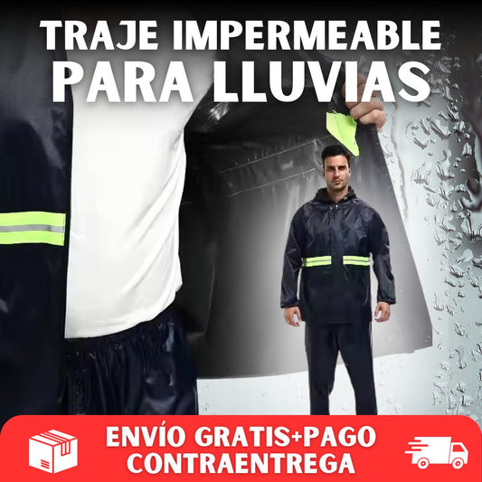 TRAJE IMPERMEABLE PARA LLUVIA☔